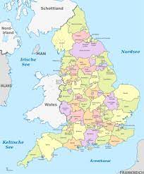 Karte von england große farbe; England Wikipedia