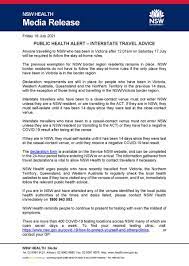 Current as at 28 july 2021, and subject to change by the nsw government. Nsw Health On Twitter Interstate Travel Advice Anyone Travelling To Nsw Who Has Been In Victoria After 12 01am On Saturday 17 July Will Be Required To Follow The Stay At Home Rules To View