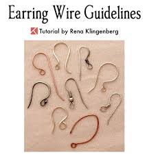 Earring Wire Guidelines Jewelry Making Journal