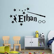 Harry Potter Vinyl Wall Sticker Personalized Baby Name Wall