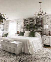 Mortar is a clean white brick wallpaper mural that's a favorite for all the minimalists out there. A Farmhouse Master Bedroom Revamp Using Soft White Bricks Wallpaper From Milton King Vintage Bedroom Decor Master Bedrooms Decor Farmhouse Bedroom Decor