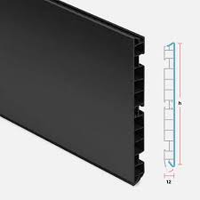 Profitez de prix ikea toute l'année faites vous facilement livrer à domicile. Plinthe Pvc Aluminium Noir Cuisine Scilm