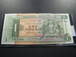 The expiry date is different, but the bank also confessed that when used over the internet, multiple attempts to guess the date could be made. Sold Price 1967 Clydesdale Bank Limited 1 Pound Banknote Crisp Paper June 6 0121 7 00 Pm Edt