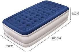 Cqiang Three Layer Inflatable Bed Household Double Air Bed Bedroom Folding Inflatable Mattress Size Single In 2020 Inflatable Bed Inflatable Mattress Mattress Sizes