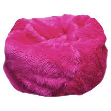 found it at wayfair fuzzy fur bean bag chair in fuchsia bean bag chair pink bean bag bedroom bean bags