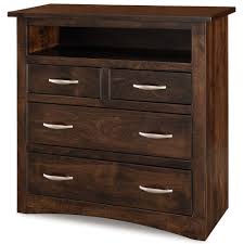 With limited space in a smaller bedroom, sometimes there must be a choice. Denver Amish Dresser Tv Stand Amish Furniture Cabinfield Fine Furniture