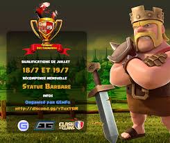 This will also give players a goal to push towards aside from only trying to reach the nearly impossible legendary arena. Gemfo Le Tournoi Des Champion Qualification Du Mois De Juillet Clash Of Clans France