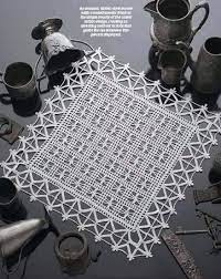 Kare Salon Takimi Dantel Motifi Doilies Dantel Orgu
