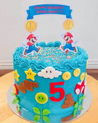 We have all seen some really amazing mario cakes on our blog, but you don't have to go too fancy to achieve a mario styled cake. Pure Sin Super Mario Cake For Super Boy Who Turns 5 Facebook