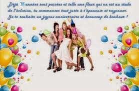 A 18 ans on ne peut souhaiter que deux choses : Texte Anniversaire 18 Ans Petit Fils