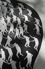 Black And White Mural Street Art Surreal Monochromatic Street Art Street Art Monochromatic Art Cave Paintings