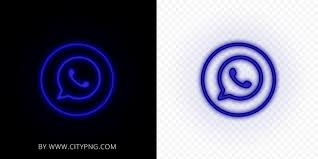 Download icons in all formats or edit them for your designs. Hd Dark Blue Neon Light Whatsapp Round Circle Logo Icon Png Citypng