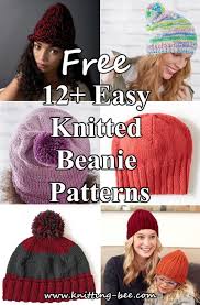 Designed by cathy maguire for lion brand. 12 Easy Knitted Beanie Pattern You Can Download Now