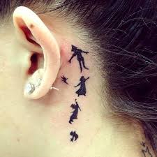 Some Super Neat Peter Pan Body Art Anyone Out There Have A Patsc Tattoo Cute Disney Tattoos Disney Tattoos Peter Pan Tattoo
