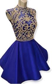 Blue Homecoming Dress Royal Blue Beaded Homecoming Dress Homecoming Dresses Blue Homecoming Dresses Quinceanera Dresses Blue
