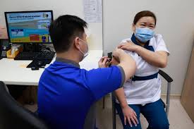 Do not combine residual vaccine from multiple vials to obtain a dose. Singapore Nurse First To Get Covid 19 Vaccination The Star
