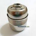 Yildiz Krom Metal E27 Duy Dekoratif Standart Avize Ampul Duyu Ampul Avize Metal