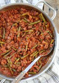 Lebanese Beef And Green Beans Is A No Fuss Dinner That The Whole Family Loves Get The Recipe At Ba Beef And Green Beans Recipe Green Bean Recipes Bean Recipes
