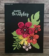 Write the main message on the front of the card. Stampin Connection Floral Cards Hand Made Greeting Cards Cards Handmade