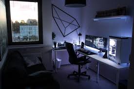 Black And White Bedroom Setup Black White Office Build Bedroom Setup Small Game Rooms Room Setup