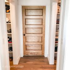 Finish interior trim, install exterior walkways and driveway. Our Vintage Style Interior Doors Diy Finishing The Minted Vintage