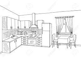 We did not find results for: Kitchen Room Interior Black White Graphic Art Sketch Illustration Royalty Free Cliparts Vectors And Stock Illustration Image 65792245