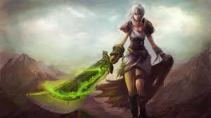 Riven Wallpaper League Of Legends Anime Warrior League Of Legends Elo