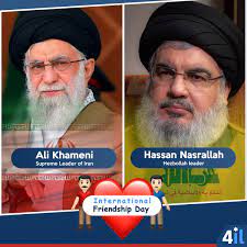 Jun 20, 2021 · hassan nasrallah, chief of the shia muslim movement hezbollah, delivering a televised speech from an undisclosed location in lebanon. 4il Auf Twitter Ayatollah Khamenei And Hezbollah Leader Hassan Nasrallah Both Genocidal Extremists Both Deeply Antisemitic And Both In Favor Of Destabilizing Multiple Countries Through Terrorism Internationalfriendshipday Https T Co D7g67olosj