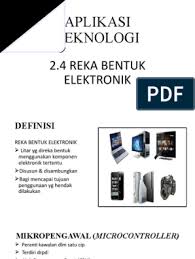 Apakah peranti output di kereta kawalan jauh. 2 4 Reka Bentuk Elektronik