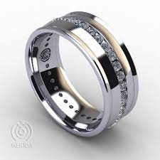 131006 Comfort Fit Grooved Edge Diamond Band Mens Diamond Wedding Bands Diamond Wedding Bands Mens Rings Wedding Diamond
