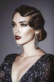 The Top 8 Halloween Makeup Ideas Everyone Is Searching On Pinterest Gatsby Hair Great Gatsby Hairstyles Flapper Makeup