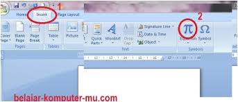 Cara Menulis Rumus Matematika Pada Ms Word 2007 Dan 2010 Ansoriwae87