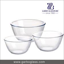 3 Set Baking Bowl Set Microwave And Oven Safe Baking Bowl Bowl Glass Bowl
