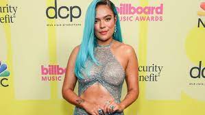 Listen and download all songs by karol g. Karol G Rocks Stunning Sheer Gown And Bright Blue Hair At 2021 Billboard Music Awards Wkyc Com