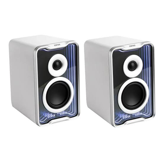 Edifier QR30 Bluetooth Desktop Gaming Speakers - White - Digitalis Direct | The AV and Hi-Fi Specialists
