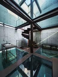 Vertical Glass House Atelier Fcjz Glass House Architecture Glass Floor