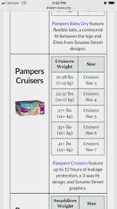 paradigmatic pampers easy ups size chart pampers cruisers