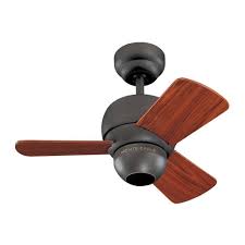 Monte Carlo Micro 24 In Brushed Steel Indoor Mahogany Ceiling Fan 3tf24bs Ceiling Fan Bronze Ceiling Fan Outdoor Ceiling Fans