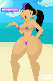 Rule 34 - 1girls Arms Beach Belly Button Big Breasts Bikini Black Hair  Breasts Brown Eyes Darkanya Earrings English English Text Female Female  Only Hands Hips Hot Jasmine Lee Legs Lips Lipstick