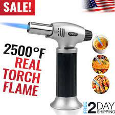 Cooking Torch Kitchen Creme Brulee Culinary Food Blow Torch Chef Baking Pastry Unbranded Kitchen Blowtorch Cooking Torch Baking And Pastry