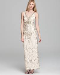 Sue Wong Gown V Neck Beaded Women Contemporary Bloomingdale S Evening Dresses For Weddings Boho Dresses Online Occasion Dresses Uk