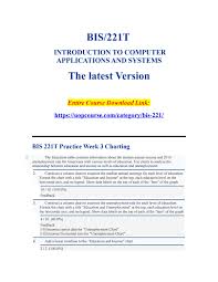 bis 221t practice week 3 charting uopcourse com by smartuop