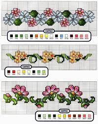 Schemi A Punto Croce Gratuiti Per Tutti Schemi Bordi Con Fiori A Punto Croce Schemi A Punto Punto Croce Fiori A Punto Croce