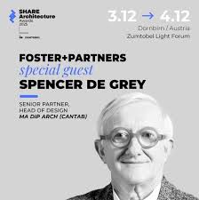 We are honoured to announce Spencer de Grey as Special Guest of the @SHARE  Architecture Awards 2025. As an essential member of both the Design Board  and the Management Board at Foster +