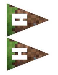 Minecraft cupcake wrappers and toppers; Minecraft Banner Free Printable Minecraft Birthday Minecraft Party Minecraft Birthday Party
