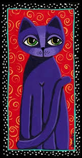 Lilac Cat Painting Cat Colors Cat Drawing