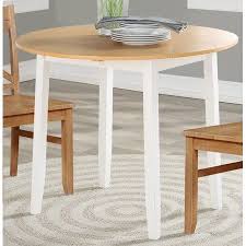 Mainstays Drop Leaf Round Dining Table Walmart Com In 2020 Small Round Kitchen Table Round Dining Table Round Dining