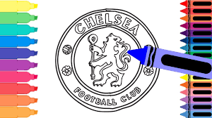 Fans show their love of chelsea in many ways, including wearing pin badges that show the club's colours. How To Draw Chelsea F C Badge Drawing The Chelsea Logo Coloring Pages For Kids Youtube