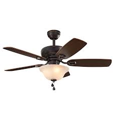 Shop Harbor Breeze Sage Cove 44 In Bronze Downrod Or Close Mount Indoor Ceiling Fan With L Ceiling Fan With Light Ceiling Fan Light Kit Ceiling Fan Alternative
