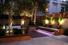 Patios Gardens Seating Landscape Lighting Design Backyard Lighting Modern Outdoor Lighting